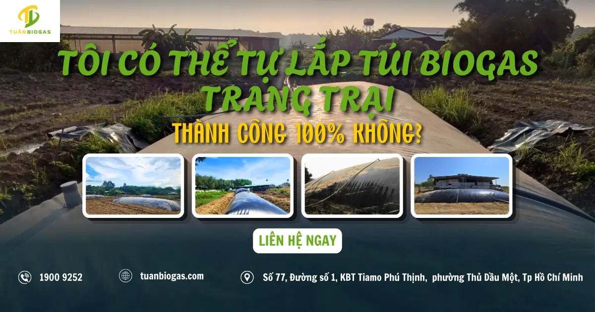 Tôi Có Thể Tự Lắp Túi Biogas Trang Trại Thành Công 100% Không? Lời Giải Từ Kỹ Thuật Tuấn Biogas